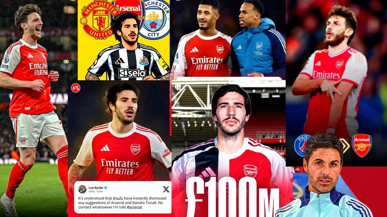 💥👏Арсенал помог другим способом: Артета хочет заполучить Тонали ||Манчечестер Юнайтед и Реал Мадр...