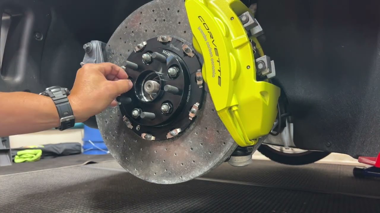Vette Pro Inc Rear Wheel Spacer Installation for the C8 Z06