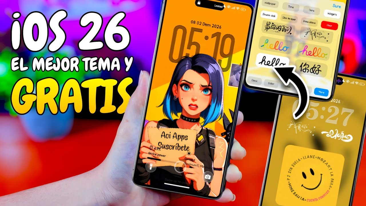 BRUTAL Personalizacion de iOS 26 para HyperOS con Dynamic Island & MAS - XIAOMI TEMAS