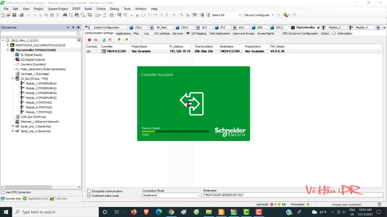 Start & configuration new PLC M241/M251/M262 schneider | Update Firmware | ZN05