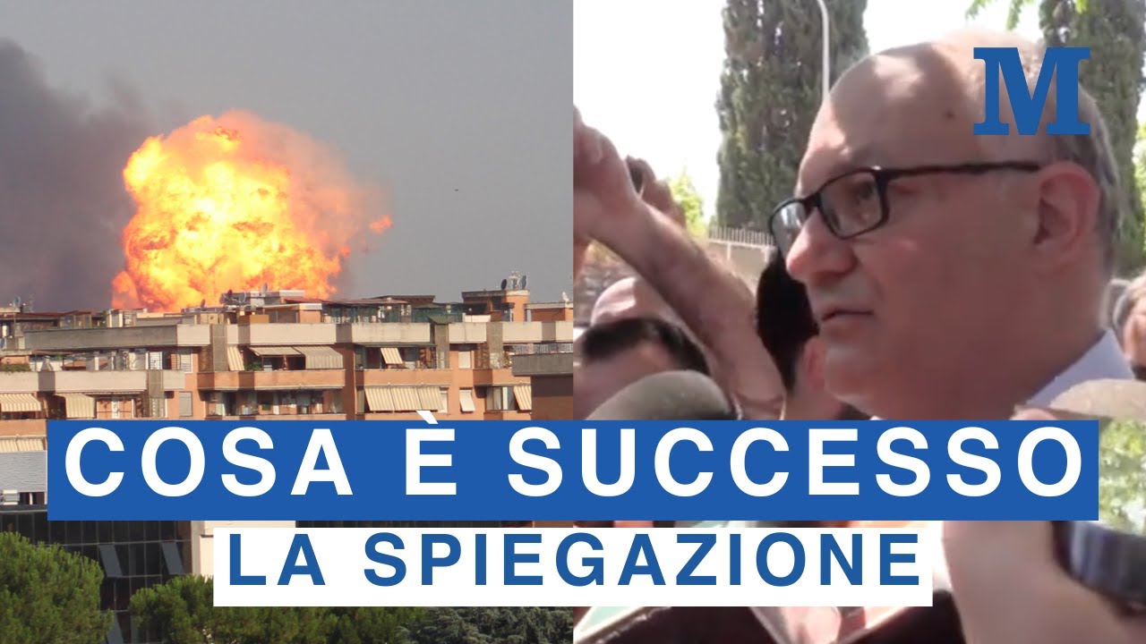 Esplode distributore a Roma: 