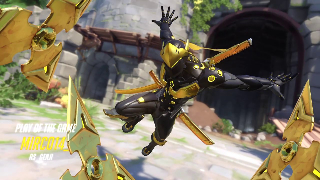 Overwatch: Quick Genji ultimate POTG
