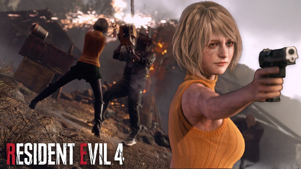 Resident Evil 4 | Making Ashley the HERO! | Custom Animation Mod Pack