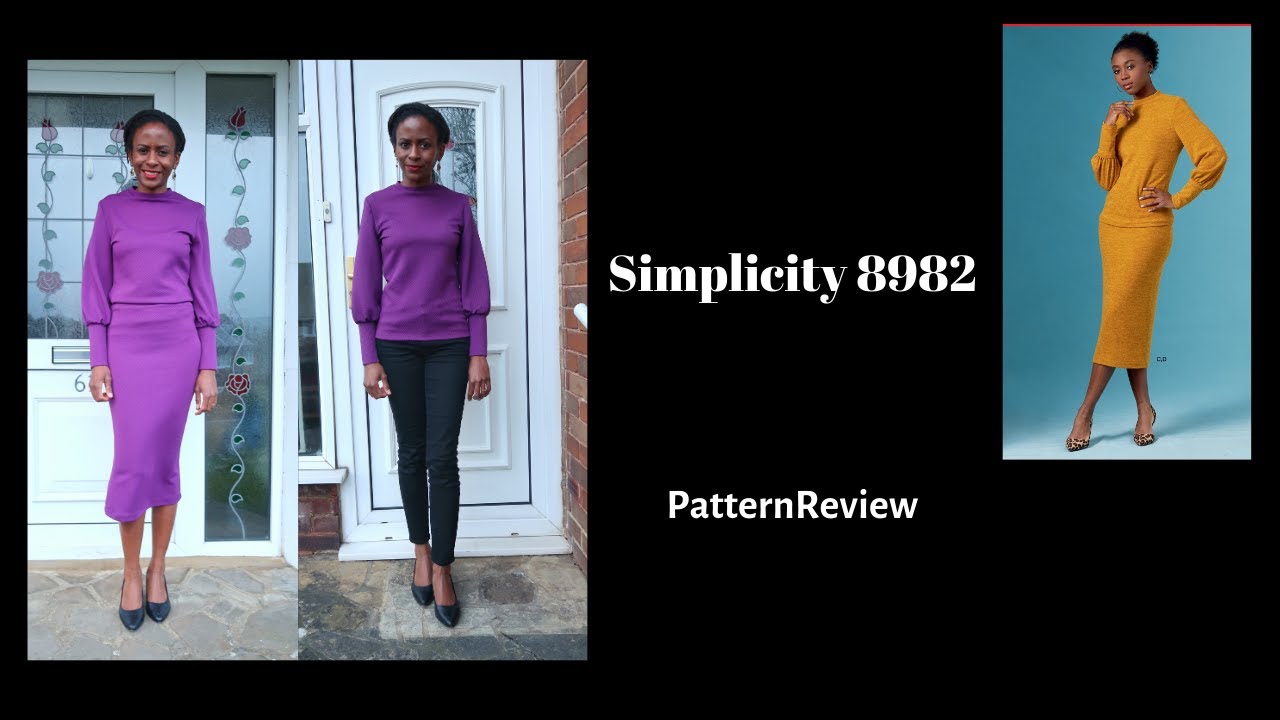 SIMPLICITY 8982 PATTERN REVIEW | MINERVA FABRIC REVIEW