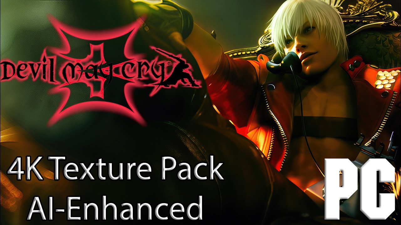 Devil May Cry HD Collection [4K Texture Pack AI-Enhanced] - DMC 3 Crimson mod Compatible