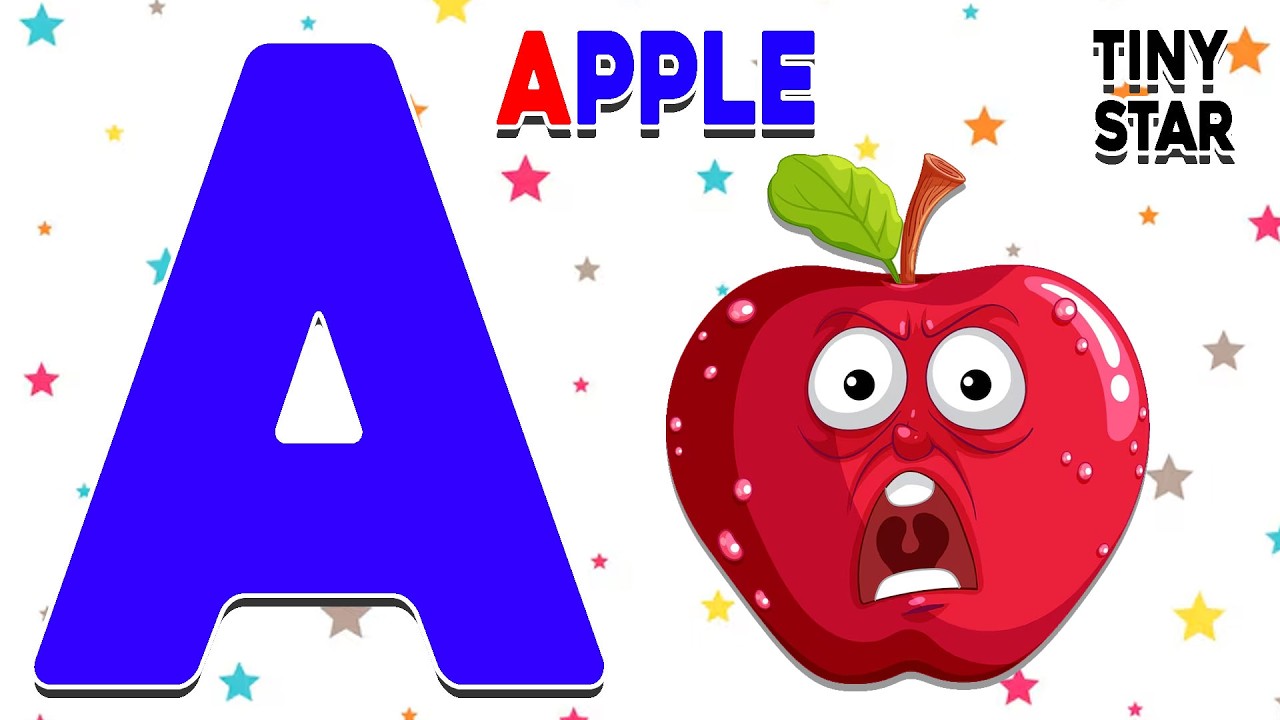 Apple song 🍎 A for Apple Cartoon Phonics Song | ABC Alphabet Learning Made Easy & Educational video