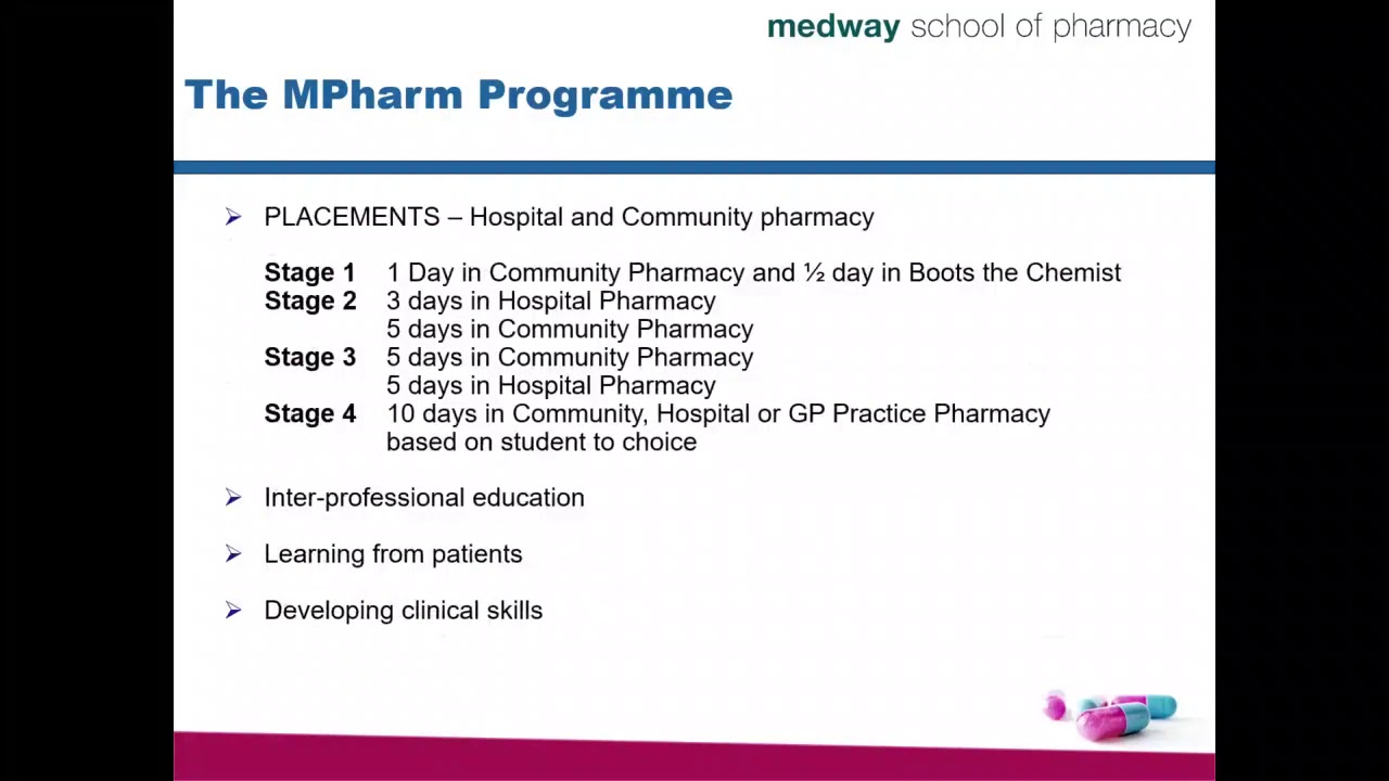 MPharm and MPharm with Foundation course structure and entry requirements