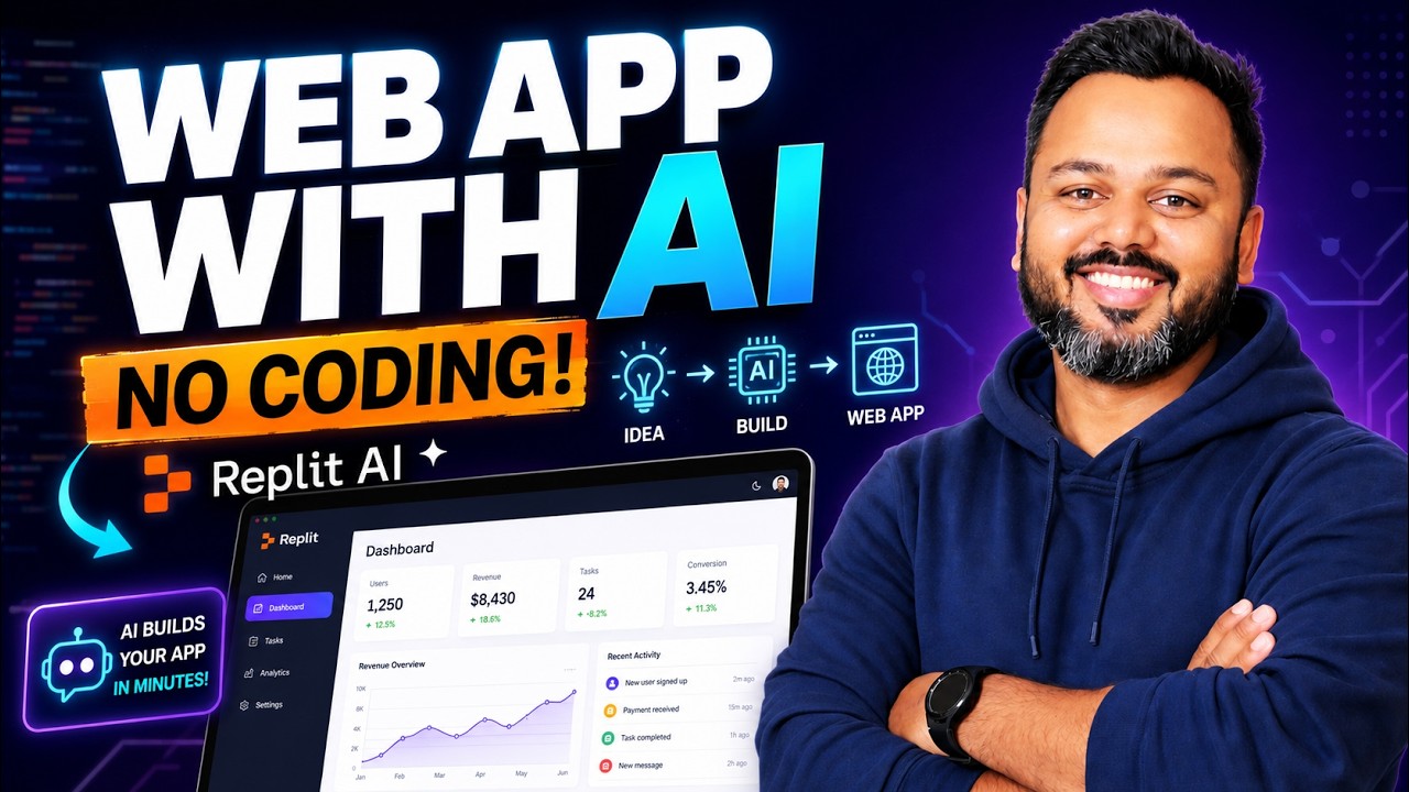 How To Build a Web App with AI in Minutes | No Coding Needed