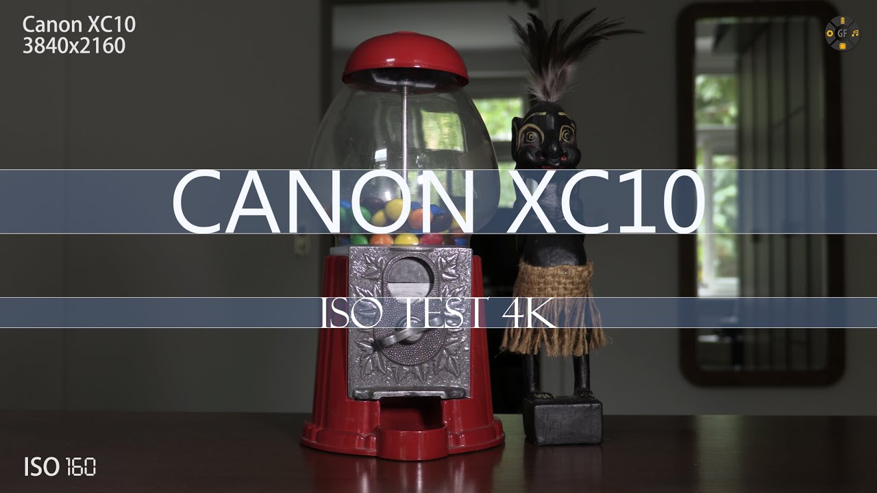 Canon XC10  - ISO Test 4K
