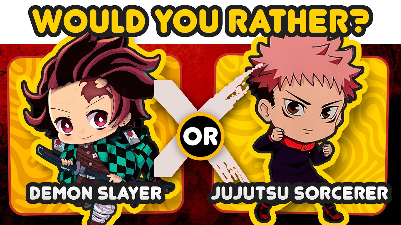 ANIME QUIZ – WOULD YOU RATHER?