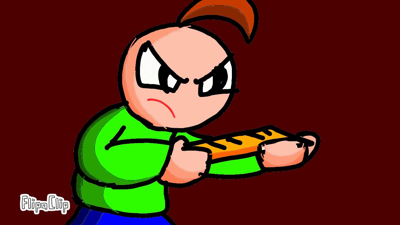 Baldi's basics: Baldi slapping ruler