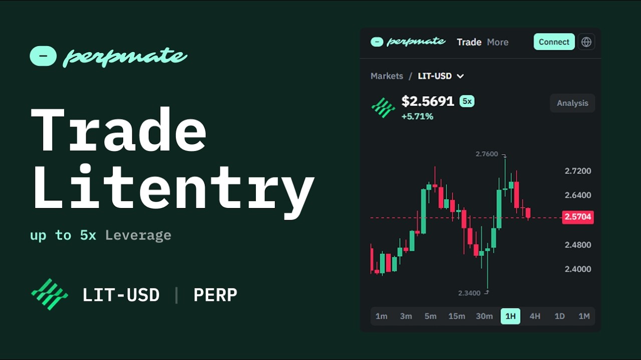Trade Litentry (LIT) Perpetuals on Perp DEX | Long & Short LIT Crypto with Leverage 🚀