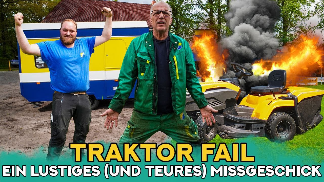 Mein unglückliches ( und teures ) Missgeschick - Rasenmäher Traktor Debakel | Udo & Wilke