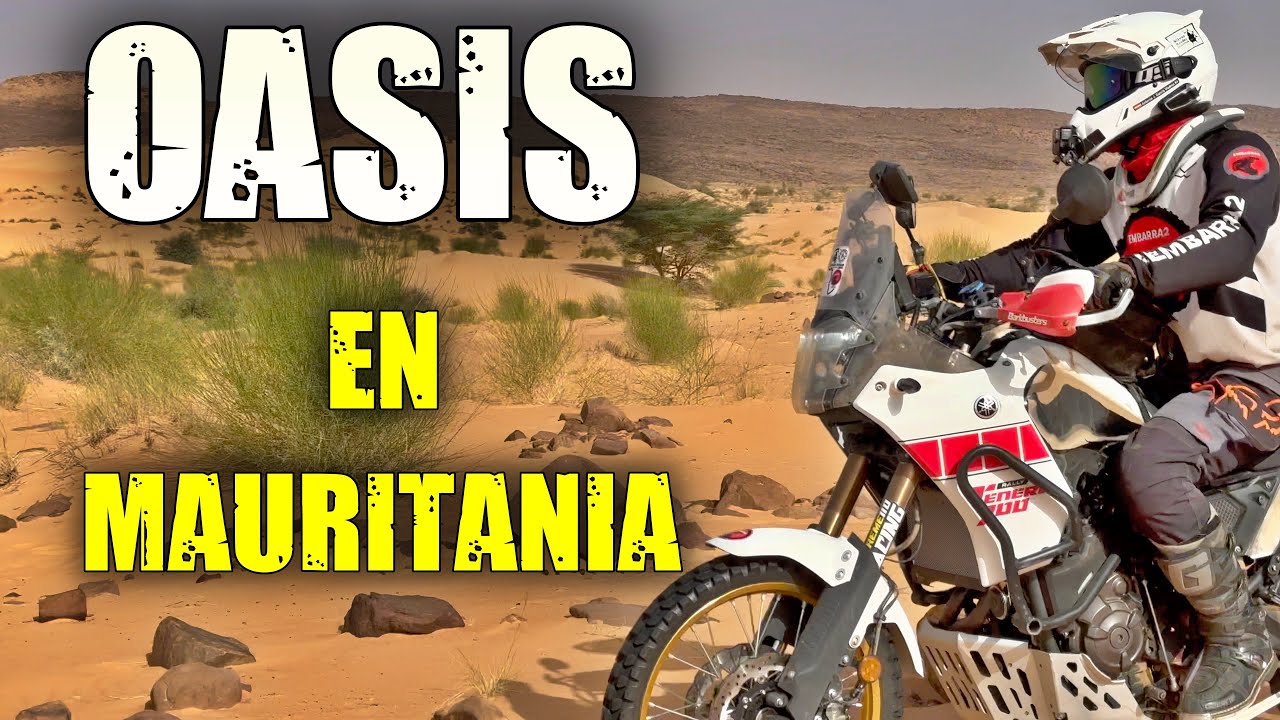 Un RESPIRO en mitad del DESIERTO. 🏝️. (E18). Viaje en MOTO por Africa
