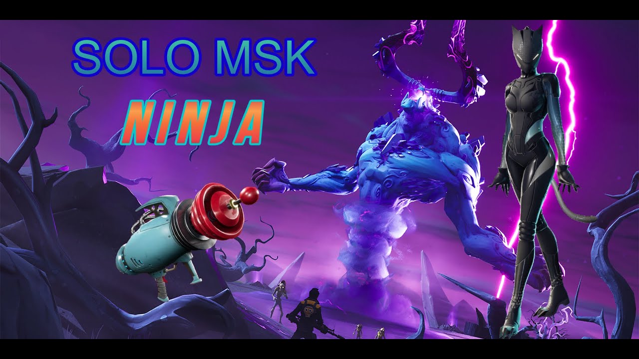 Rey Mítico Solo (Ninja) | Solo MSK | Fortnite Salvar El Mundo