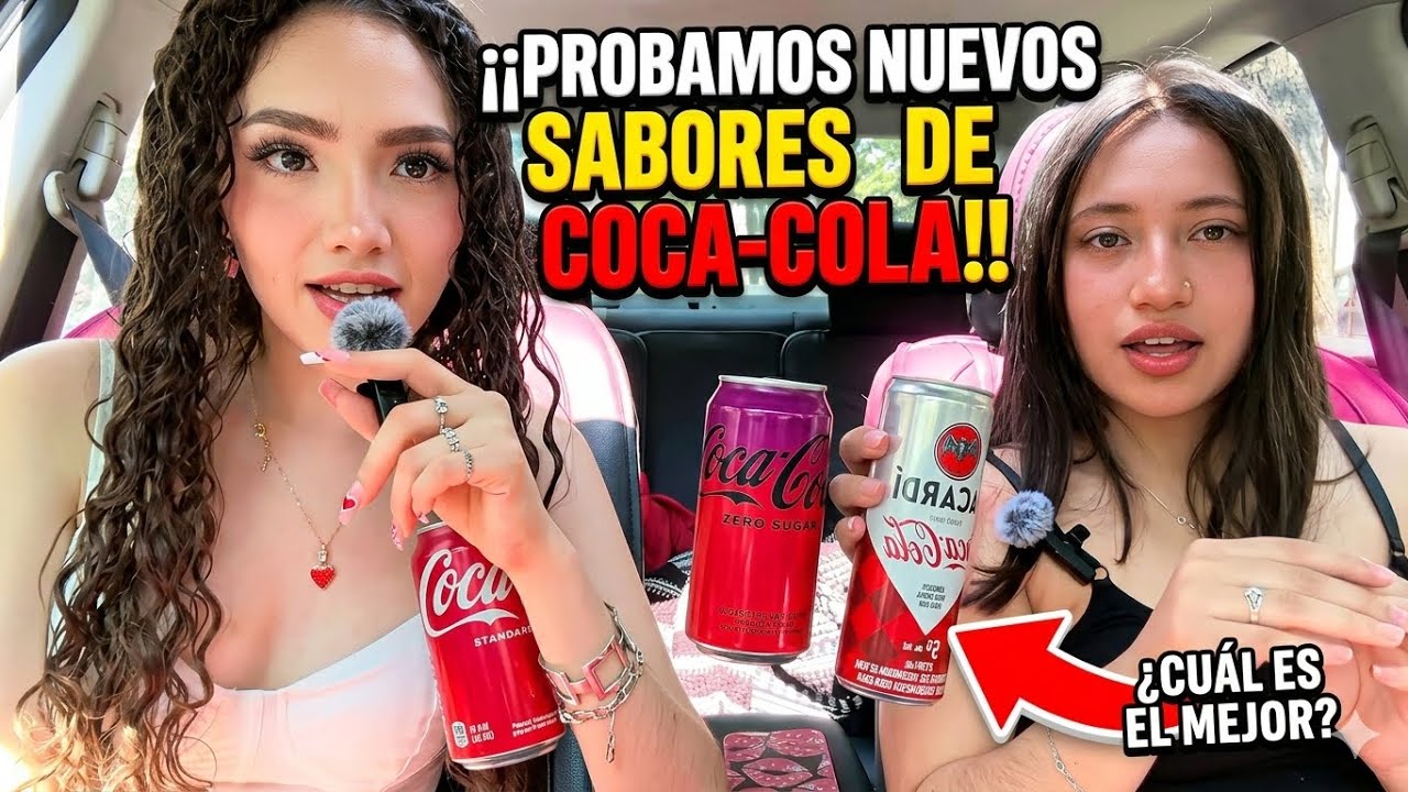 probando la coca-cola con bacardi 🥤🤩 💗