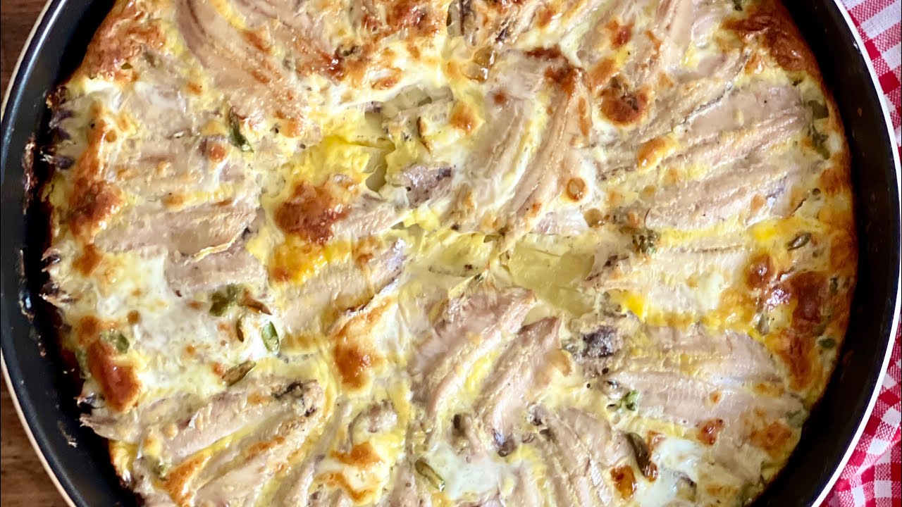 Tortino di acciughe e patate alla ligure