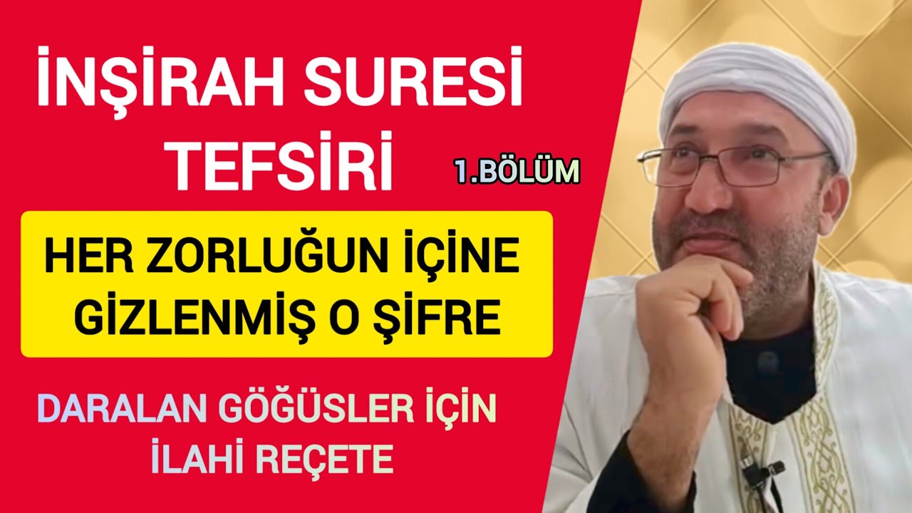 İNŞİRAH SURESİ TEFSİRİHER ZORLUĞUN İÇİNE GİZLENMİŞ O ŞİFRE #mehmeteminkutluay #ilahiemir 