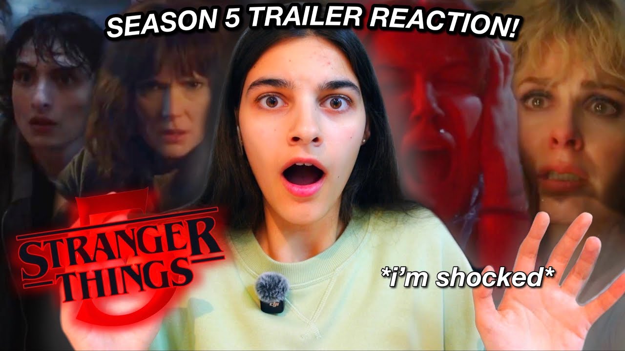REACTING TO THE STRANGER THINGS SEASON 5 TRAILER! ✨