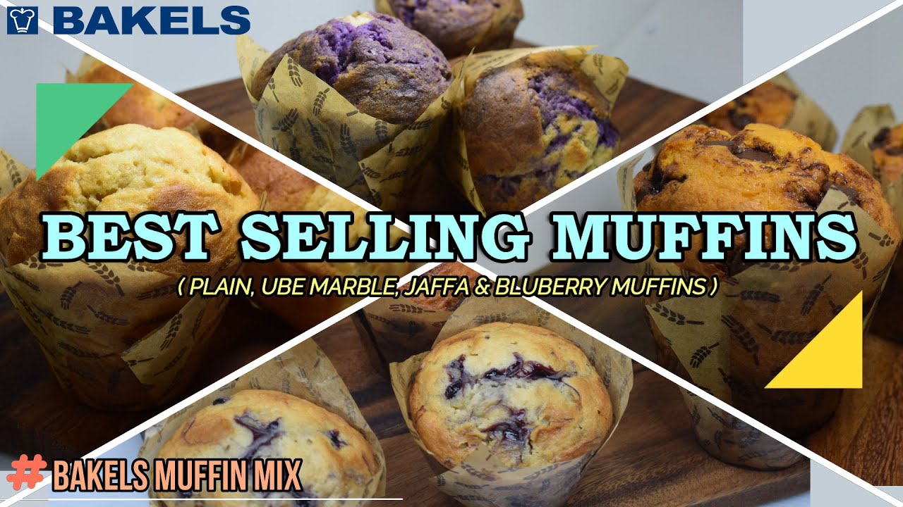 BEST SELLING MUFFINS (Assorted muffins using Bakels Muffin Mix)