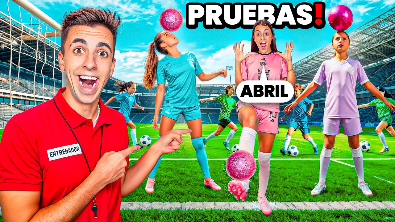 MI HIJASTRA PASA LAS PRUEBAS para ser FUTBOLISTA PROFESIONAL! *compite contra&nbsp;otras&nbsp;chicas!*