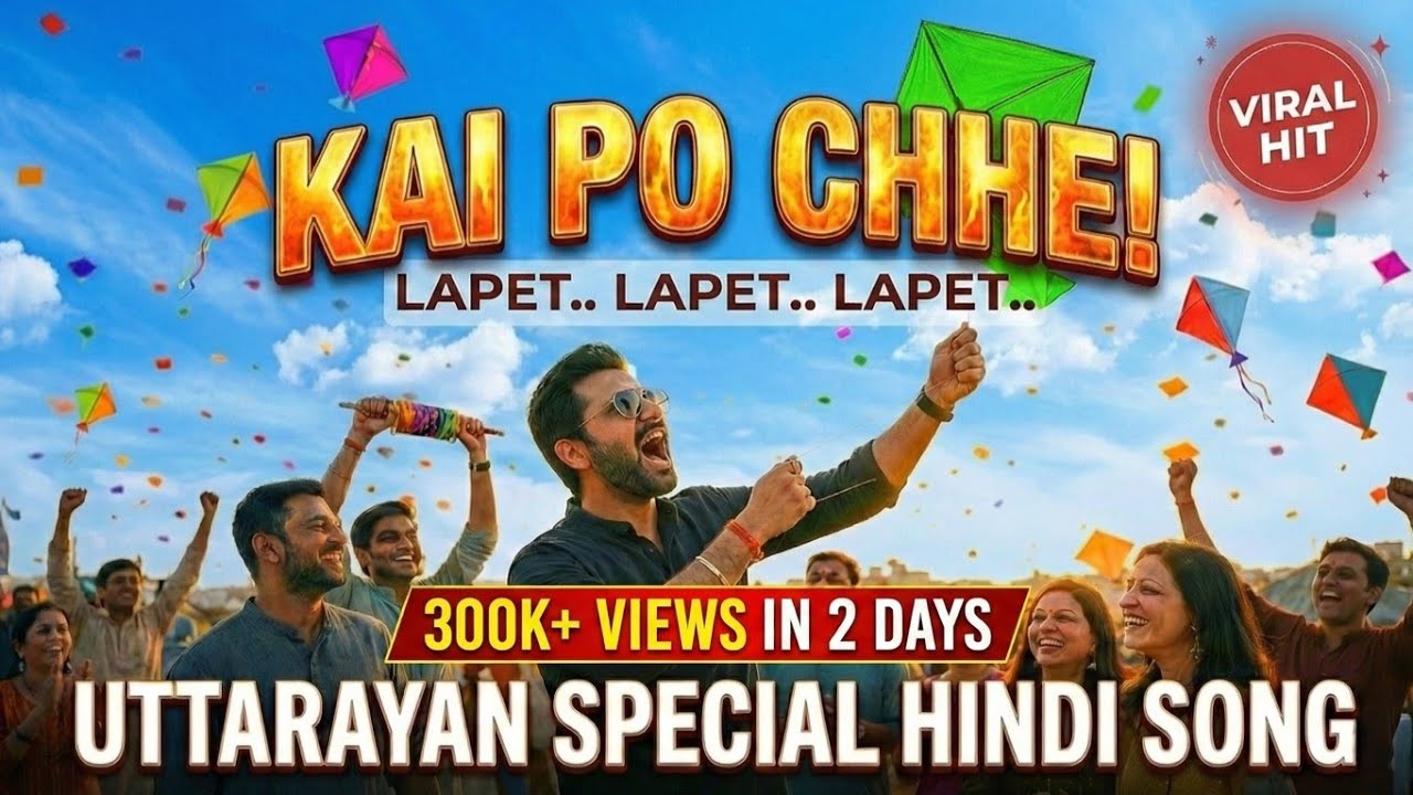 Kai Po Che! Lapet Lapet | Uttarayan 2026 Song | New Hindi Uttarayan 2026 Song| Makar Sankranti 2026