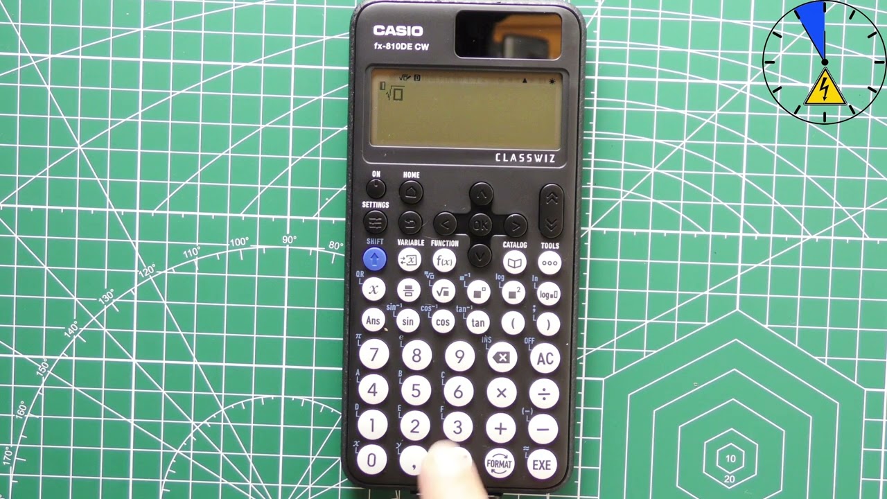 Wurzel berechnen CASIO fx810 DE CW
