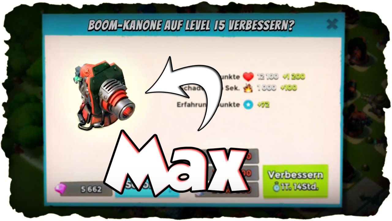 Neue Boom-Kanone Level 15! | BOOM BEACH | Boost to Max #1 (Deutsch / German)