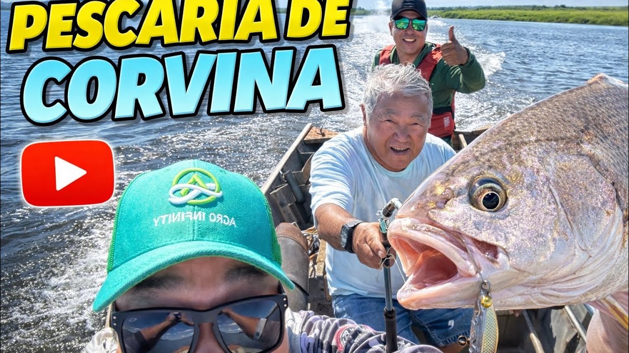 Pescaria de corvina, nao encontramos as grandes, mais o frito foi garantido. 