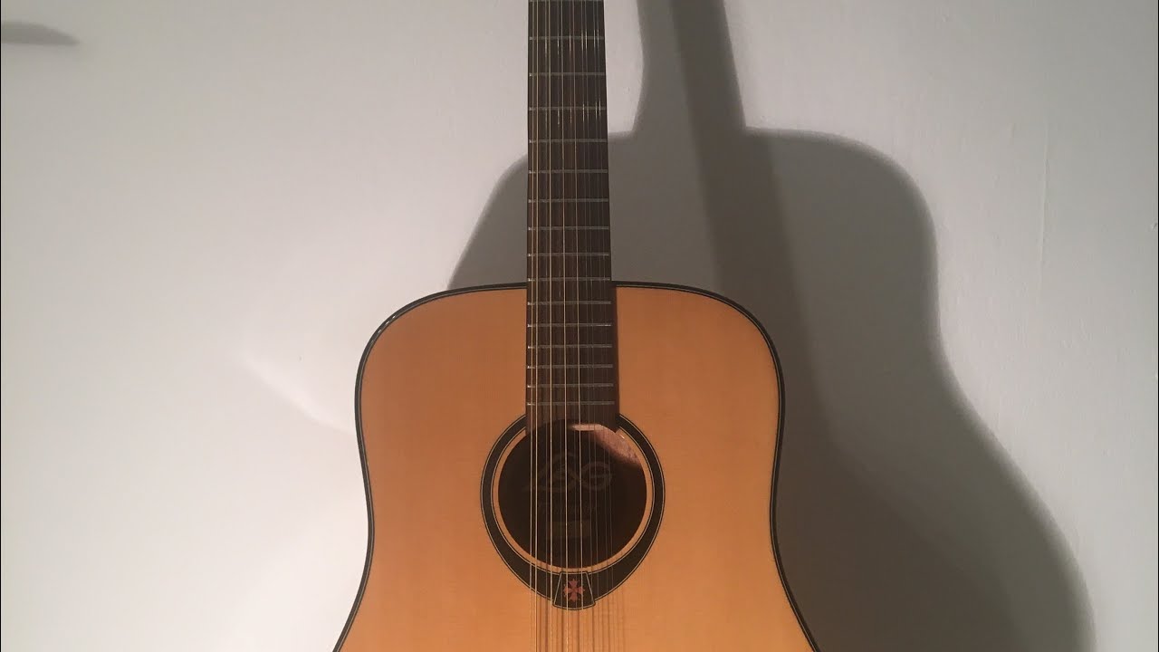 12 String Guitar LAG Tramontane: Review, Overhaul And Repair
