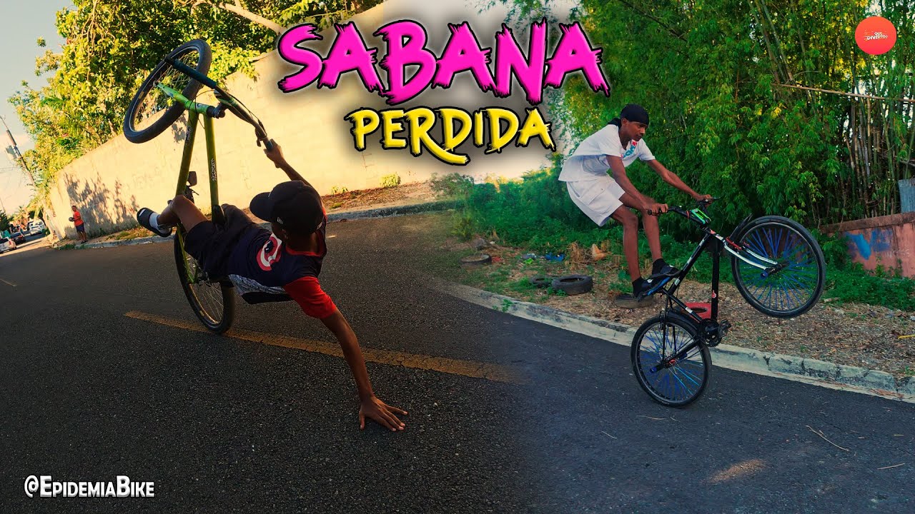 SABANA PERDIDA / ciclistas sorprenden a todos en el barrio