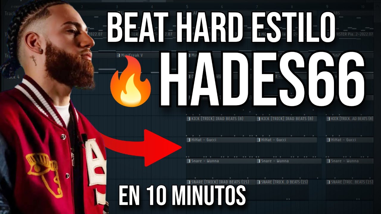 COMO HACER UN BEAT DE TRAP HARD PARA HADES66 EN FL STUDIO (FACIL)