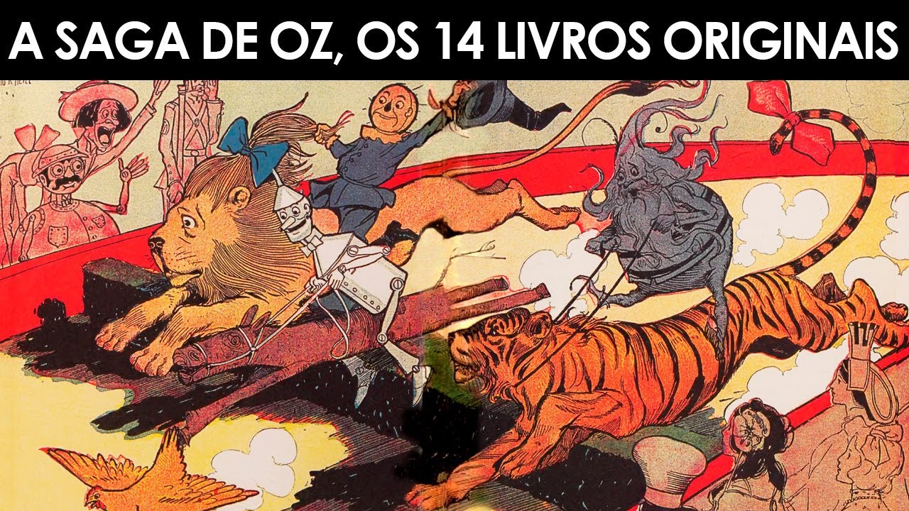 A saga de OZ, os 14 livros originais escritos por Frank L. Baum