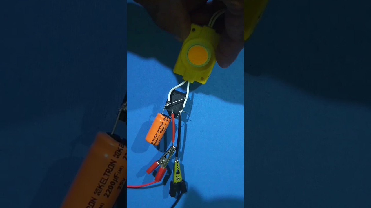 Led blinking light using relay / electronic projects #relay #ledflasher