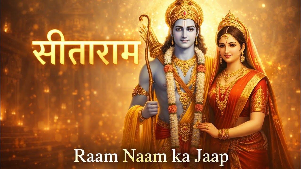 Raam Naam ka Jaap | Continuous Chanting | SitaRam Bhajan #sitaram #hindumythology #bhajan 