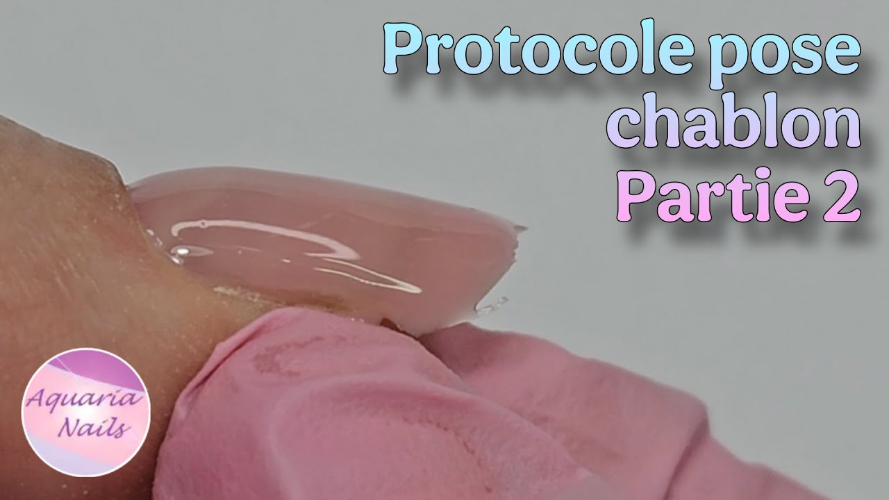 Protocole de pose sur chablon - Partie 2 création de l'extension et de la construction en gel 💅​