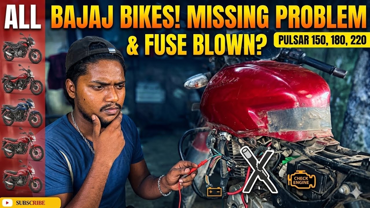 Bajaj Pulsar 150 Engine Starting Problem | Fuse Blown Issue | CDI Faulty Symptoms