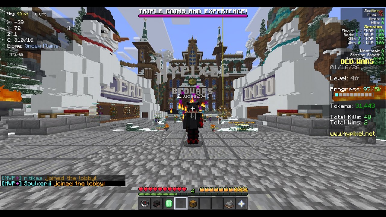 Hypixel bedwars! (Again)