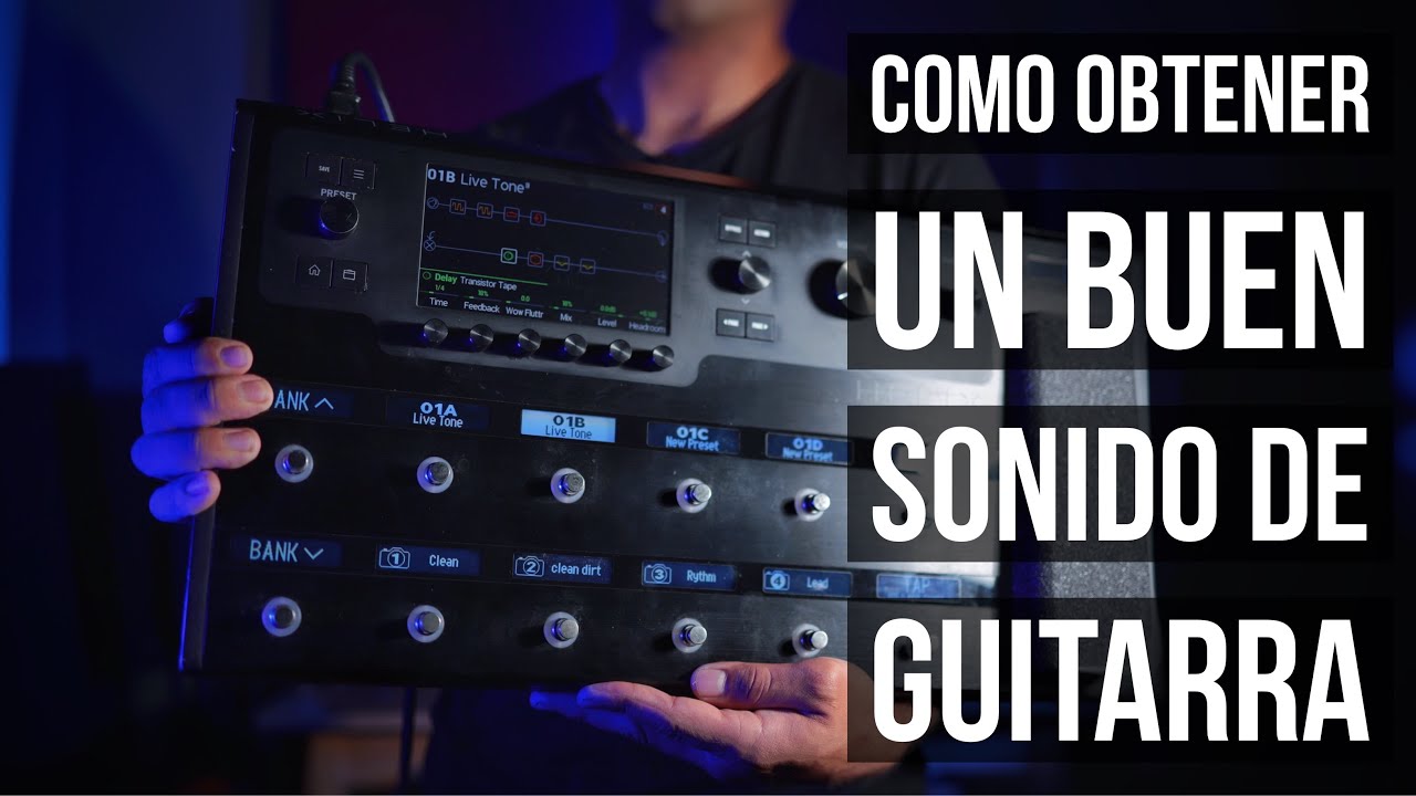 Como obtener un buen sonido de guitarra eléctrica | Line 6 Helix preset gratis| en español