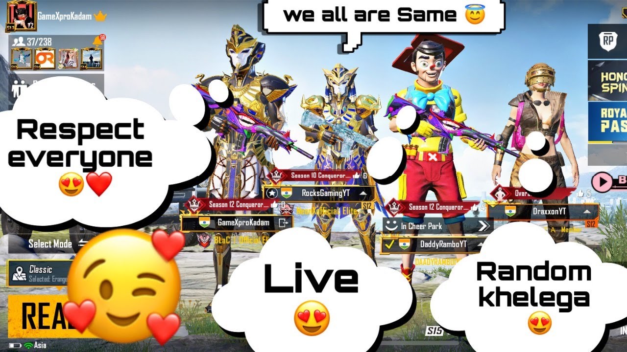 🤣Random Trolling  classic gamplay | PUBG MOBILE Live Stream || KADAM OP