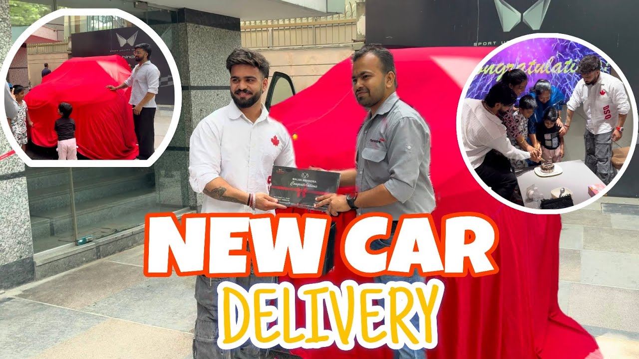 Finally new car delivery 😍 XUV700 #car#motovlog #carlover #mahendra #xuv700