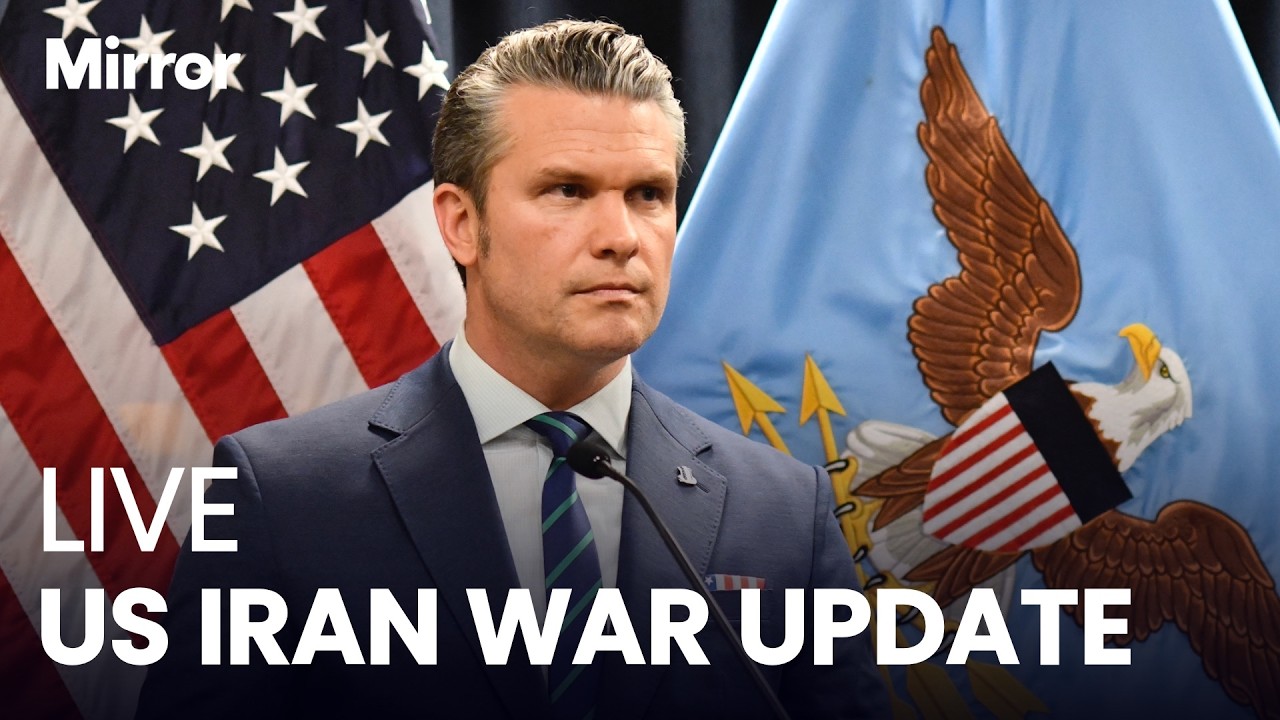 LIVE: Pete Hegseth holds Iran war press conference on DAY 20 of conflict