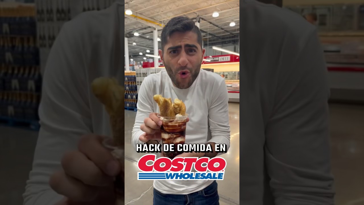 HACK de Comida en COSTCO 🤤🛒 #sisomosgemelos #costco #helado #churros #hack