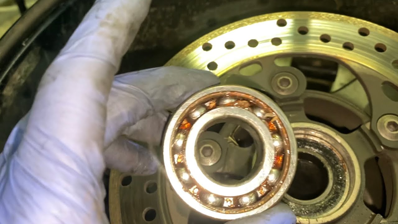Bearing Removal Motorcycle Street Bike Wheel No Special Tools Easy