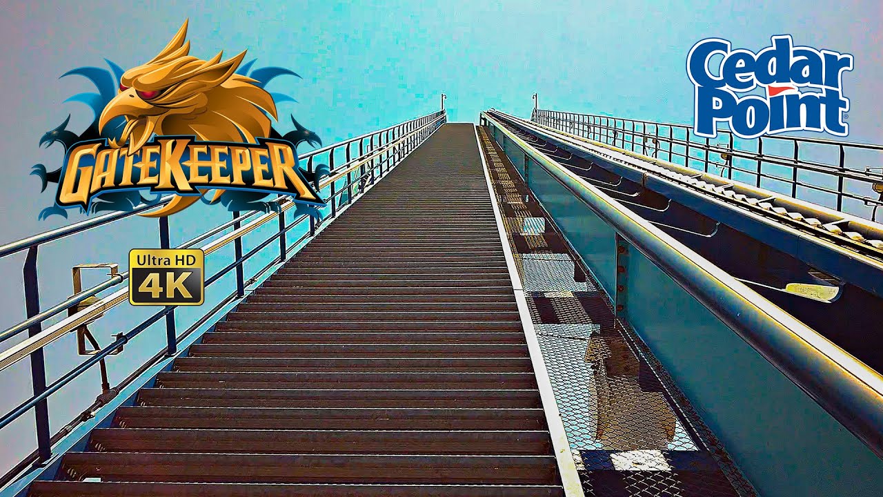 2024 GateKeeper Roller Coaster On Ride Front Row 4K POV Cedar Point