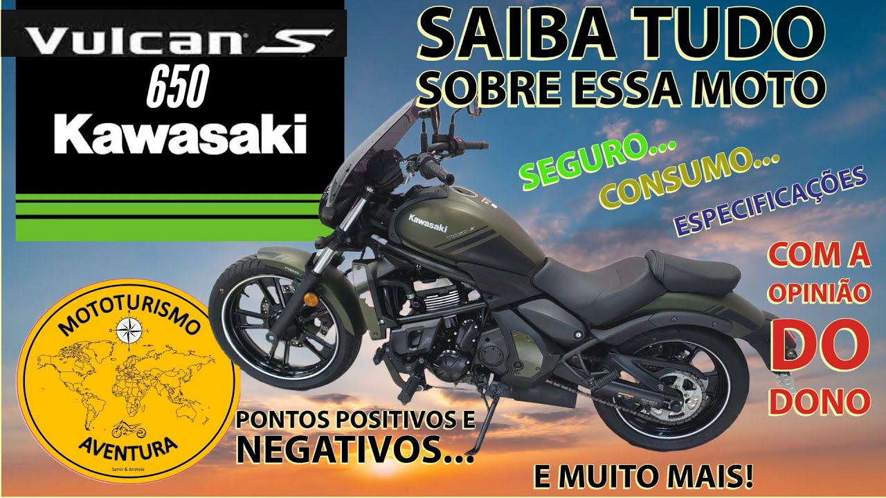 Kawasaki Vulcan S 650 - Saiba tudo sobre esta moto com a opinião do dono!
