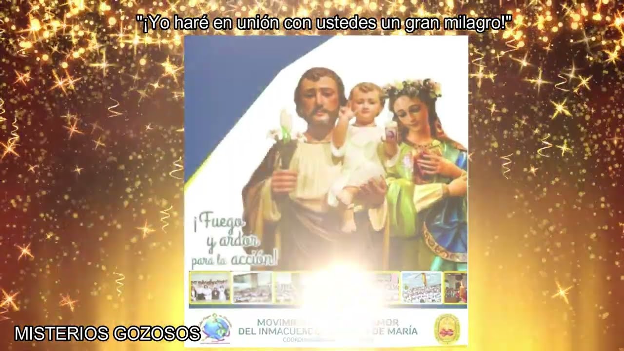 MISTERIOS GOZOSOS | ROSARIO OFICIAL DE LA LLAMA DE AMOR