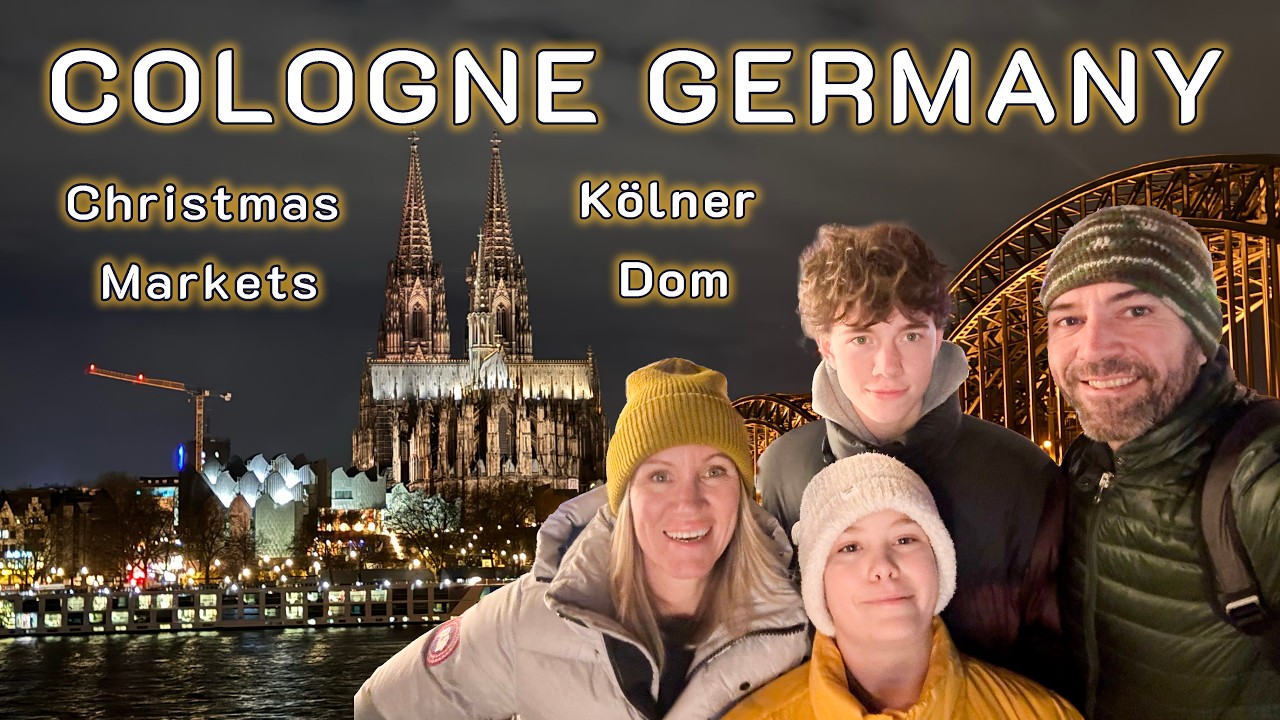 🎄 Magical Day in Cologne Germany! Visiting Cologne Cathedral & Exploring Christmas Markets  🇩🇪