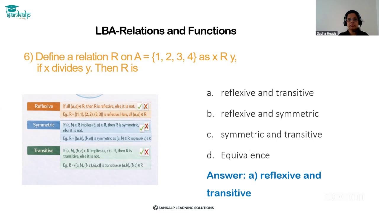 Sankalp-Math-Relations and Functions-PU2-KCET-P1
