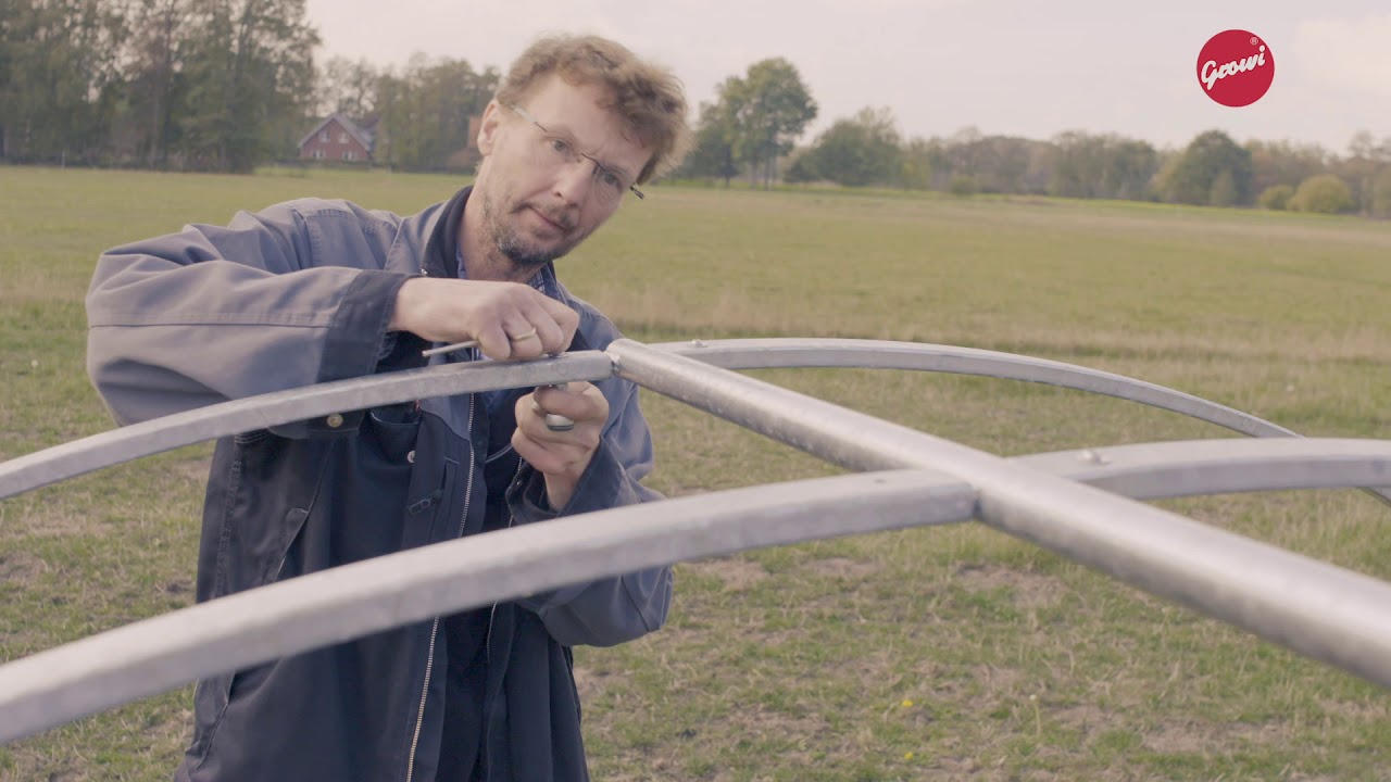 Montageanleitung für das Growi® Rundbogen-Weidezelt